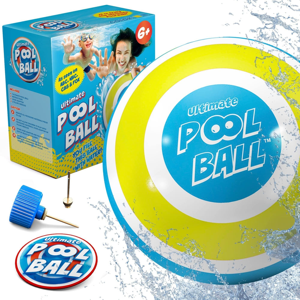 6" Pool Balls -Yellow/Cyan