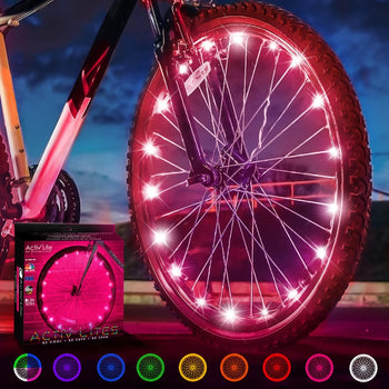 Bike Lights 1 Pack -Pink