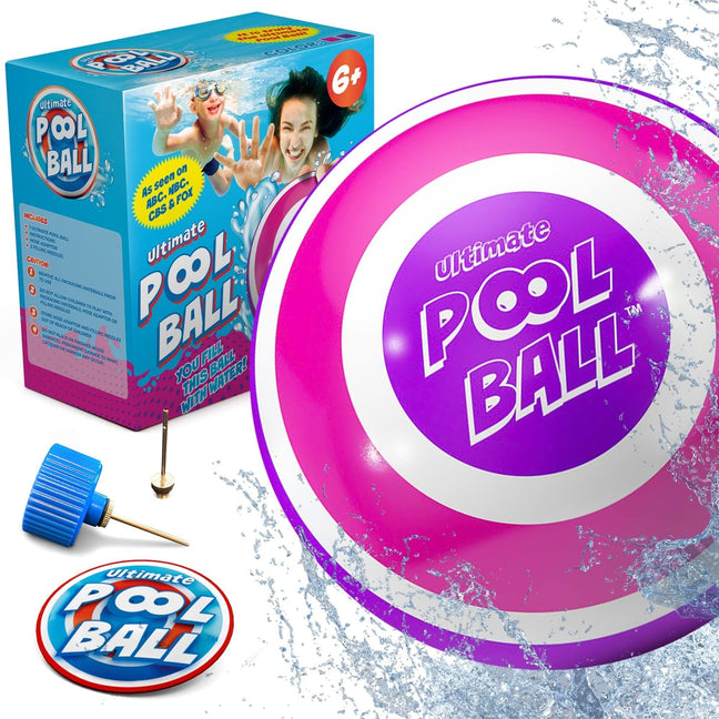 6" Pool Balls -Pink/Purple