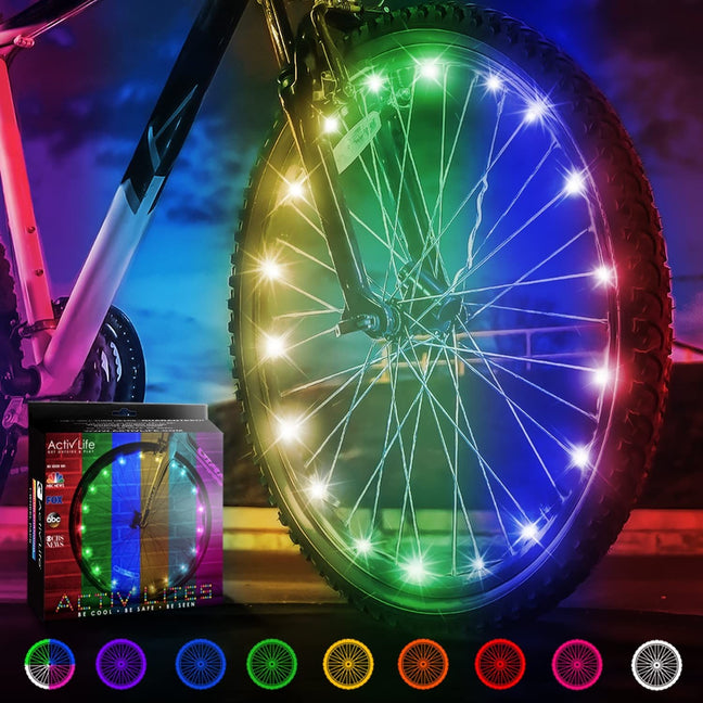 Bike Lights 1 Pack -Color-Changing