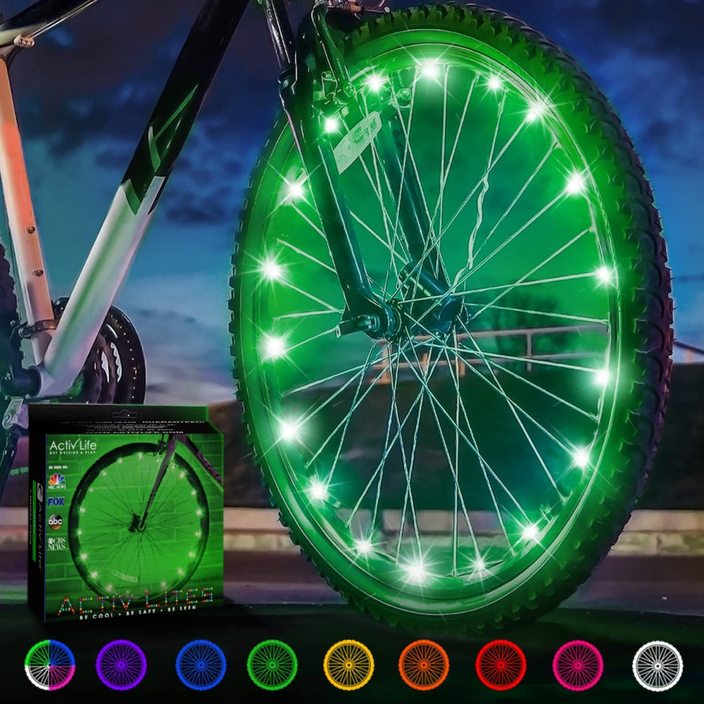 Bike Lights 1 Pack -Green