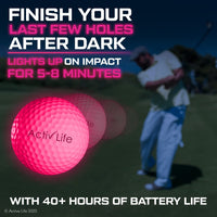 Golf Balls - 3 pack - Pink