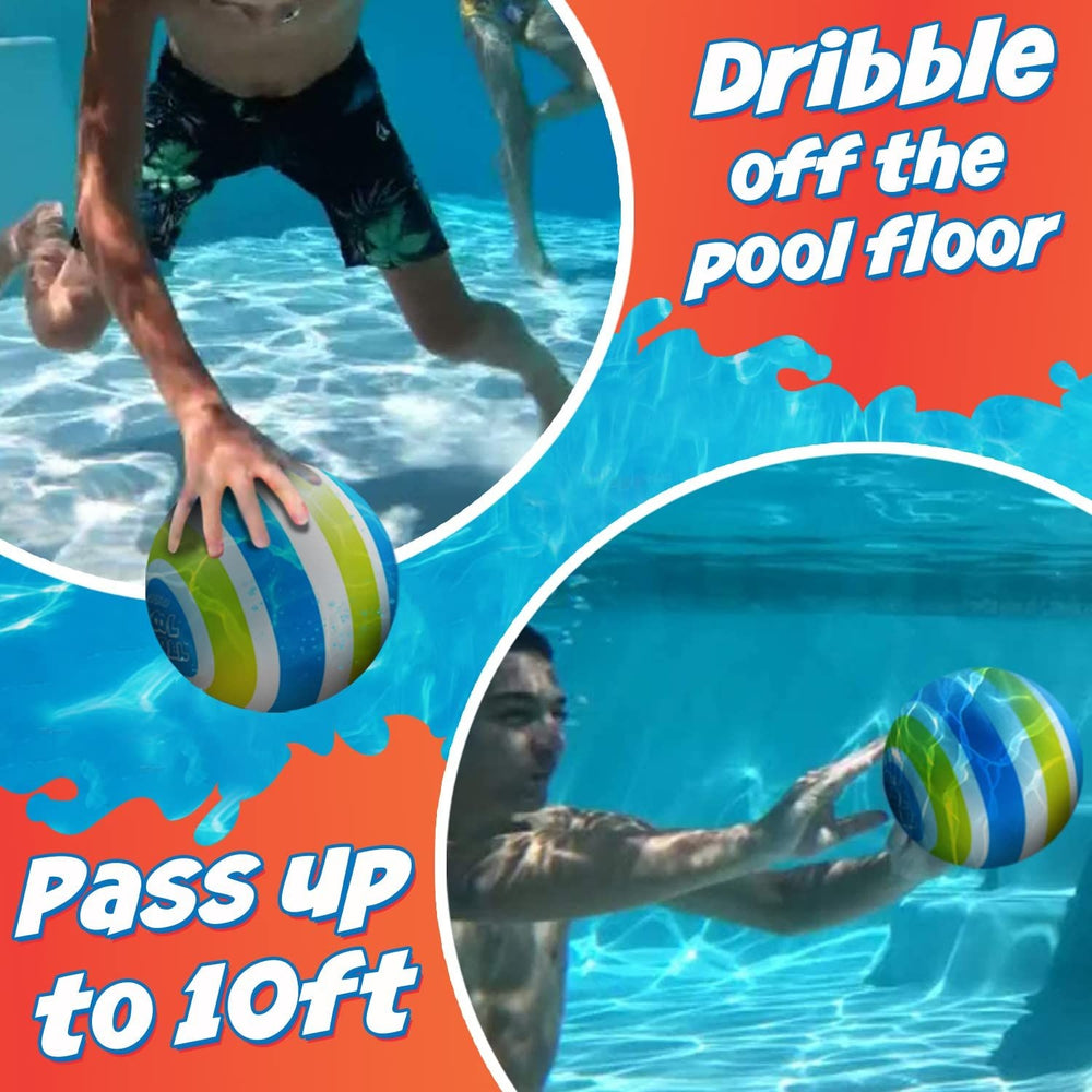 9" Pool Balls -Yellow/Cyan