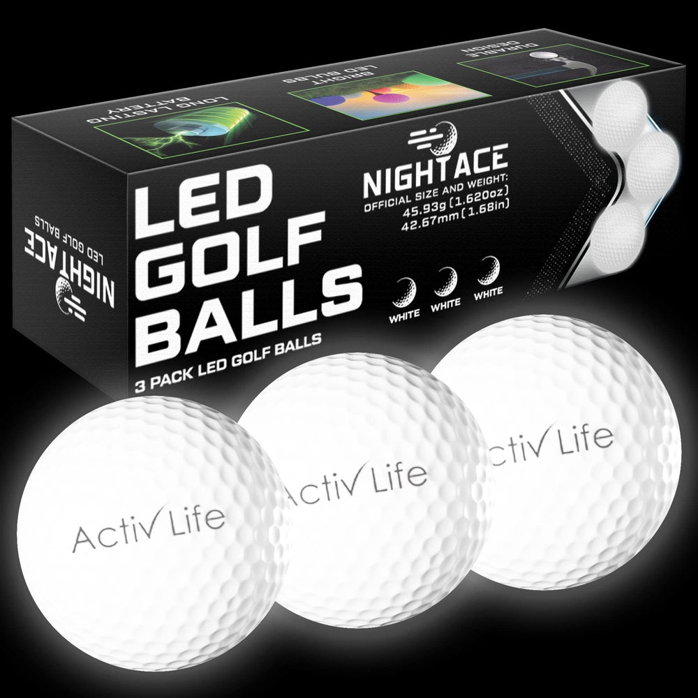 Golf Balls - 3 pack - White