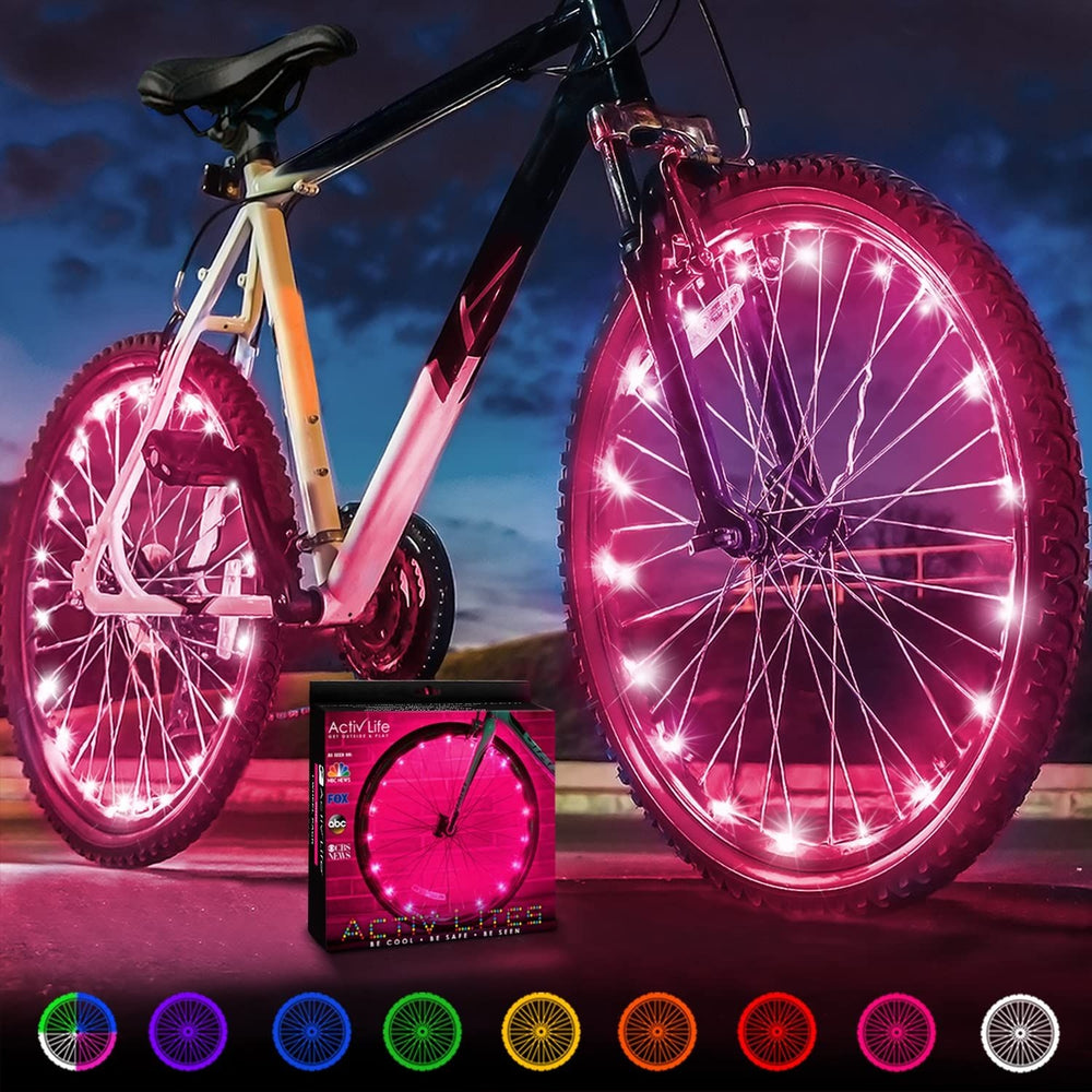 Bike Lights 2 Pack -Pink