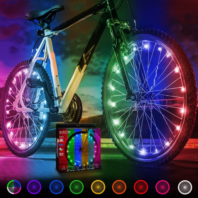 Bike Lights 2 Pack -Color-Changing