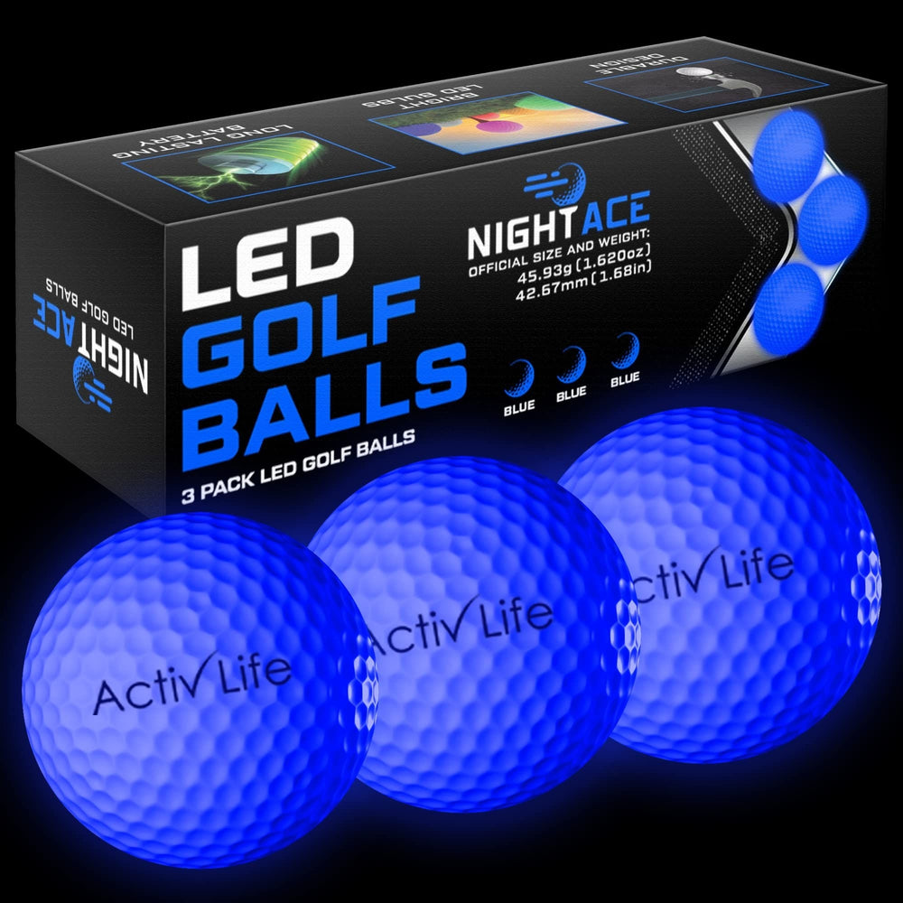 Golf Balls - 3 pack - Blue